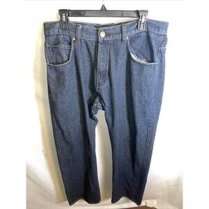 Kingmaker Men’s Relaxed Jeans Size 36x31 Dark Blue Streetwear Going Out Party